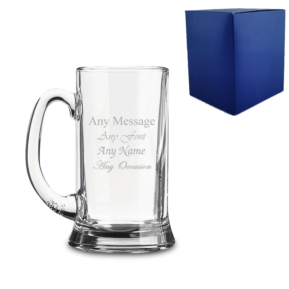 Engraved 10oz Half Pint Icon Tankard Image 2