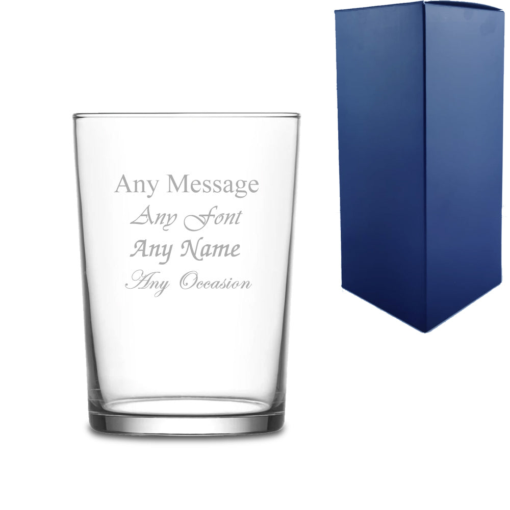 Engraved 520ml Bodega Hiball Glass With Gift Box Image 1