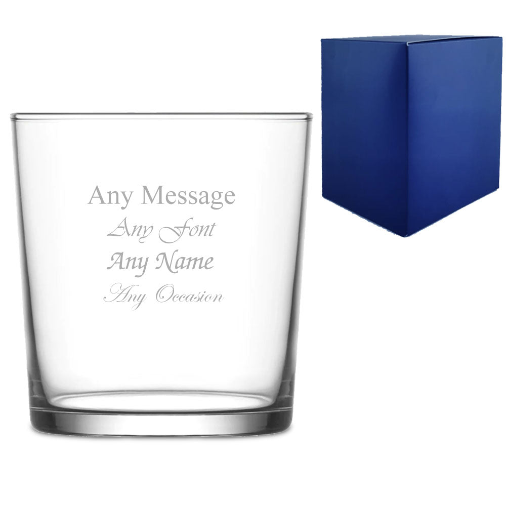 Engraved 345ml Bodega Tumbler Glass With Gift Box Image 2