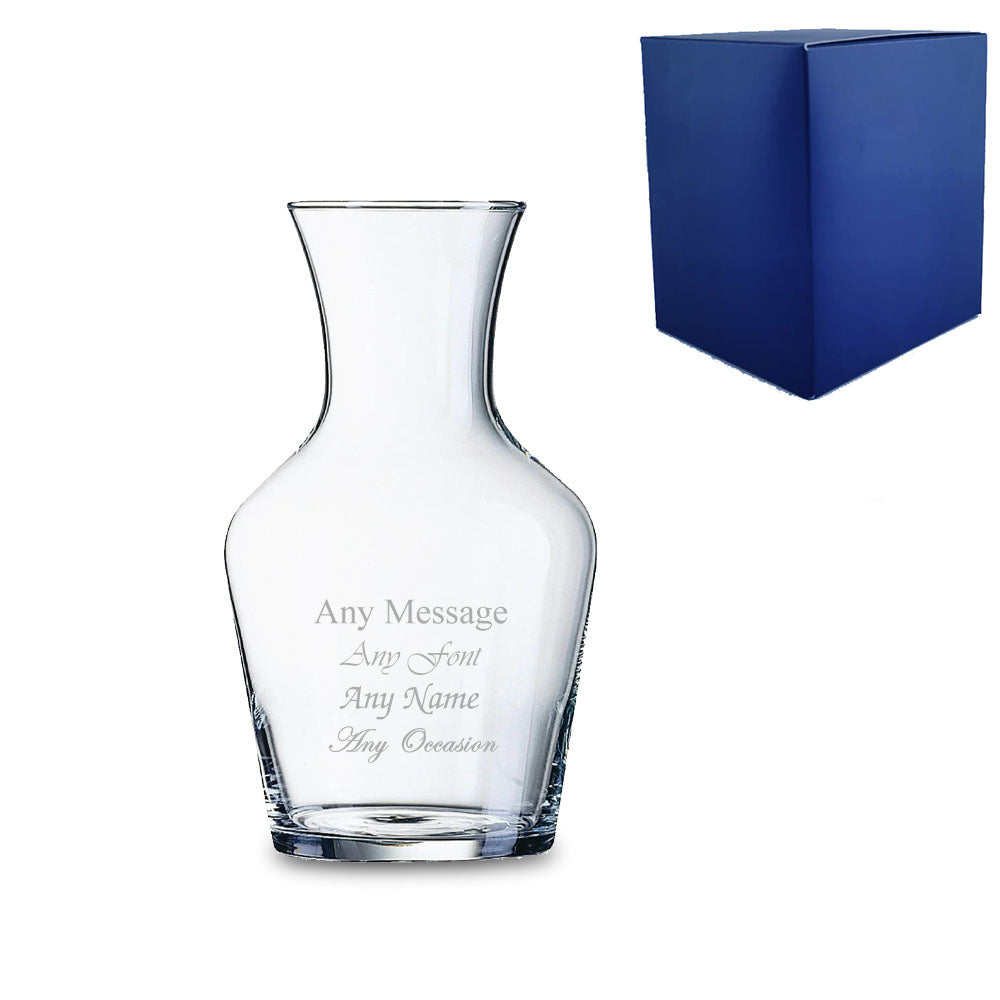 Engraved 250ml A Vin Carafe or Vase Image 2