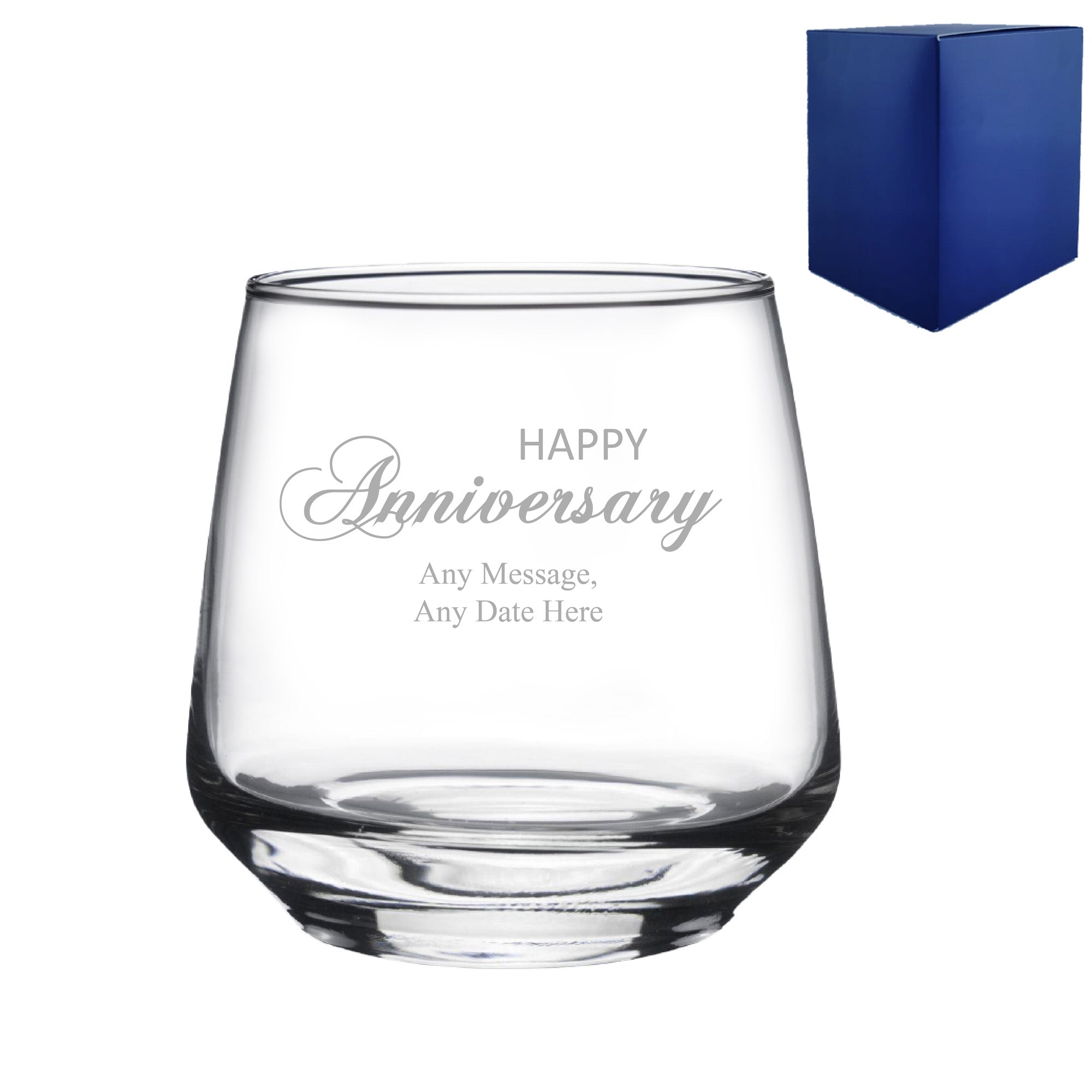 Engraved Anniversary Tallo Tumbler, Gift Boxed Image 2