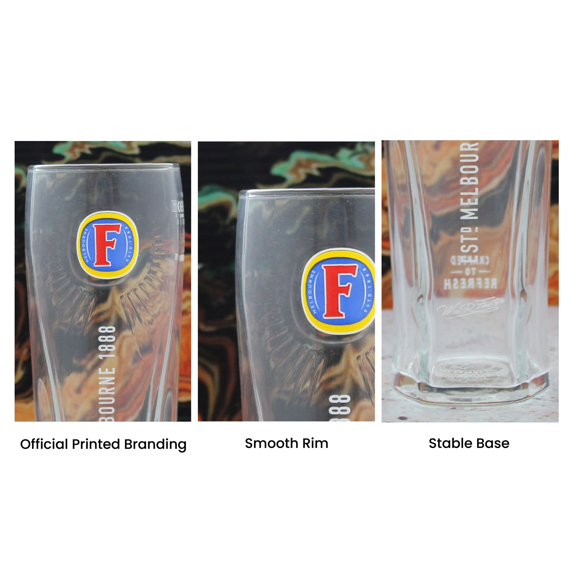 Personalised Fosters Pint Glass – Engraved Beer Glass Gift for Him UK