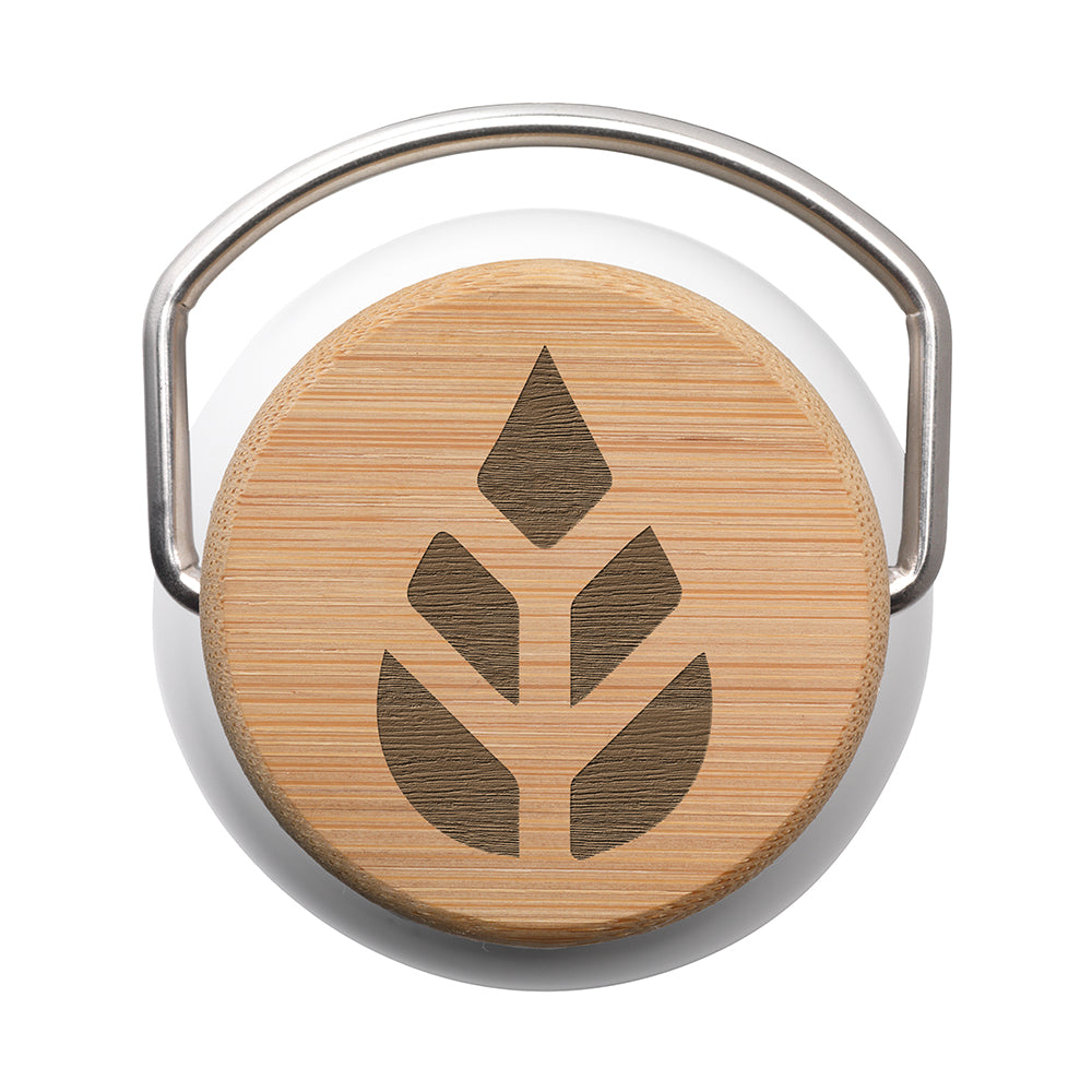 Wonder Gifts Personalised 17oz Insulated Drinks Bottle with Bamboo Lid – Custom Eco Water Bottle