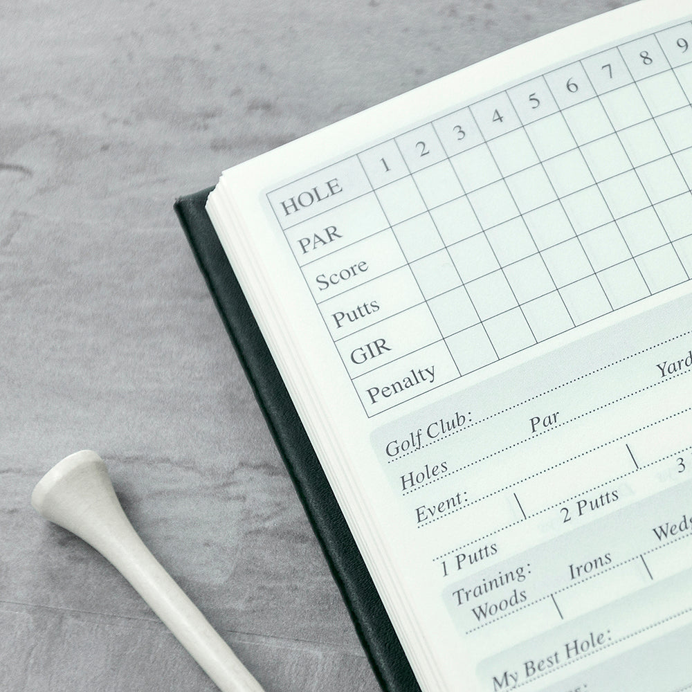 Personalised Luxury Leather Golf Notes