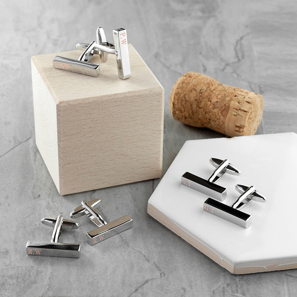 Personalised Monogram Cufflink Set