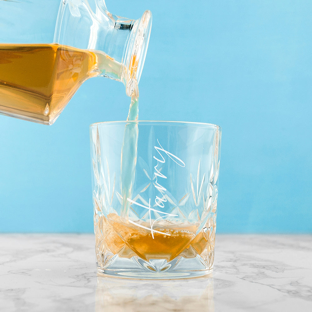 Personalised Crystal Whisky Tumbler