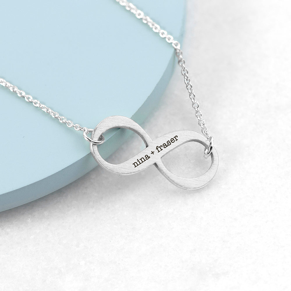 Personalised Infinity Twist Necklace