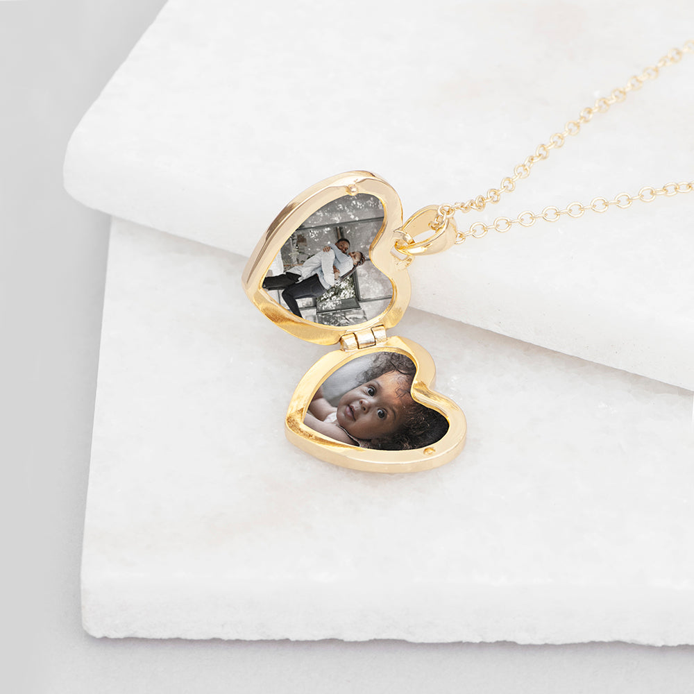 Personalised Heart Photo Locket
