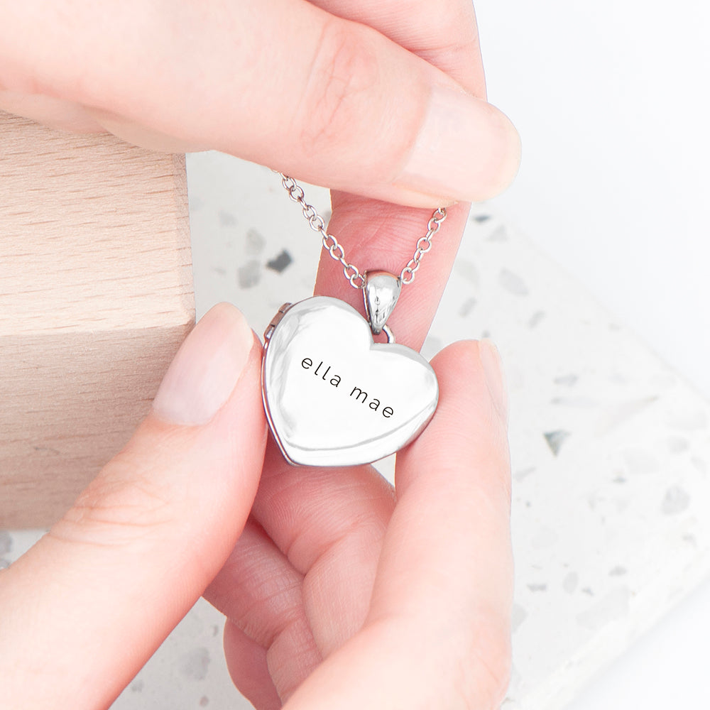 Personalised Heart Photo Locket Necklace | Custom Gift for Her | Wonder Gifts