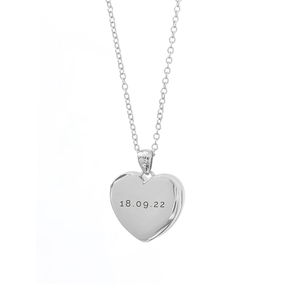 Personalised Heart Photo Locket Necklace | Custom Gift for Her | Wonder Gifts