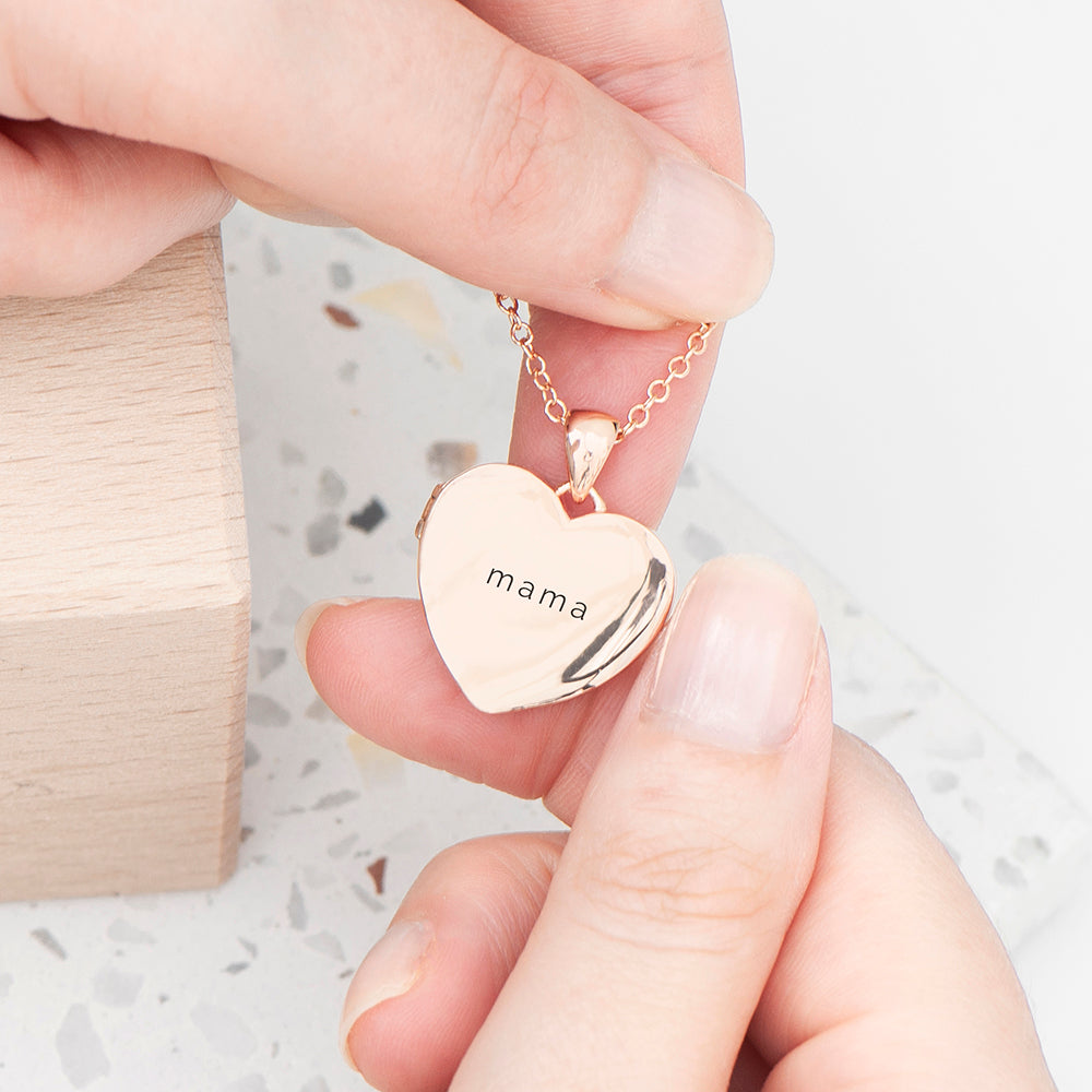 Personalised Heart Photo Locket