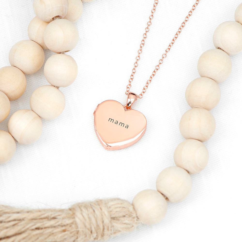 Personalised Heart Photo Locket Necklace for Her | Wonder Gifts UK