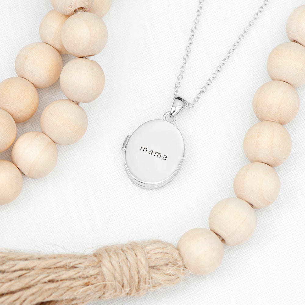 Personalised Oval Photo Locket Necklace | Custom Gift for Her | Wonder Gifts