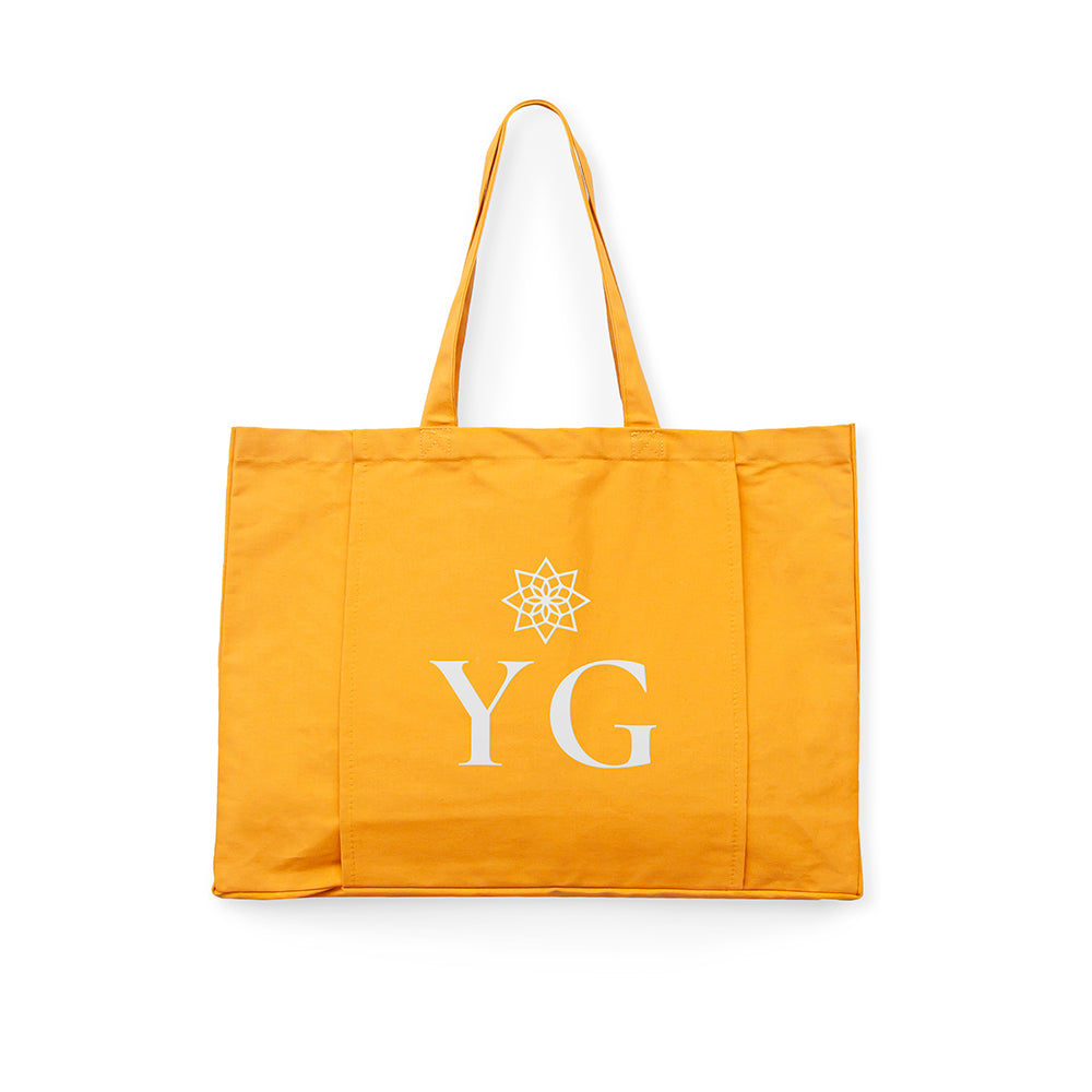 Monogrammed Organic Yoga Tote Bag | Personalised Eco Gym Bag
