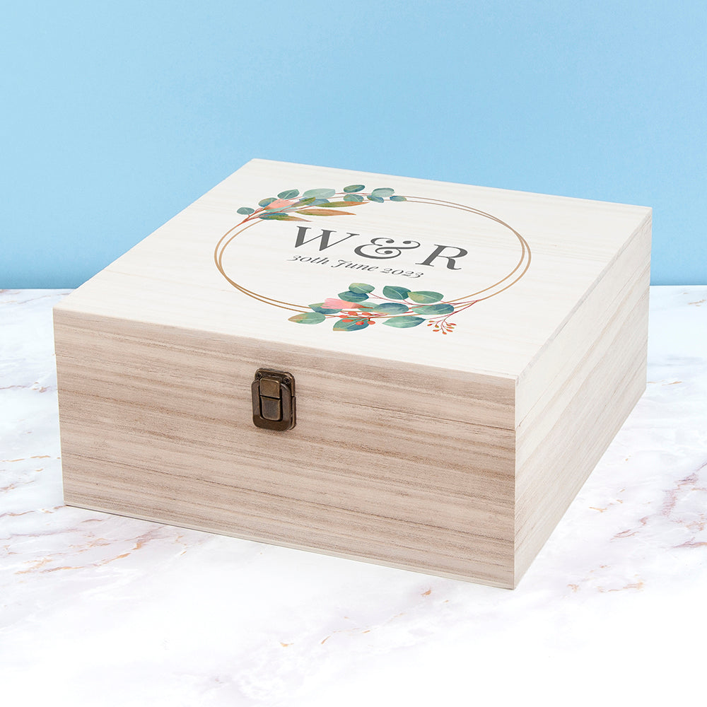 Personalised Wedding Date Memory Box