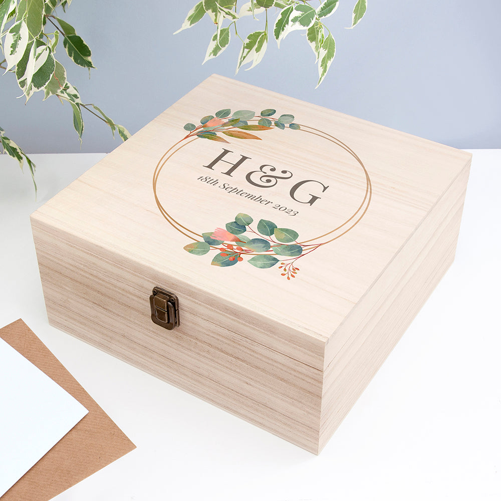 Personalised Wedding Date Memory Box