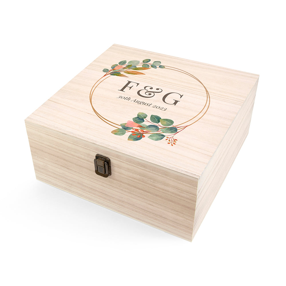 Personalised Wedding Date Memory Box