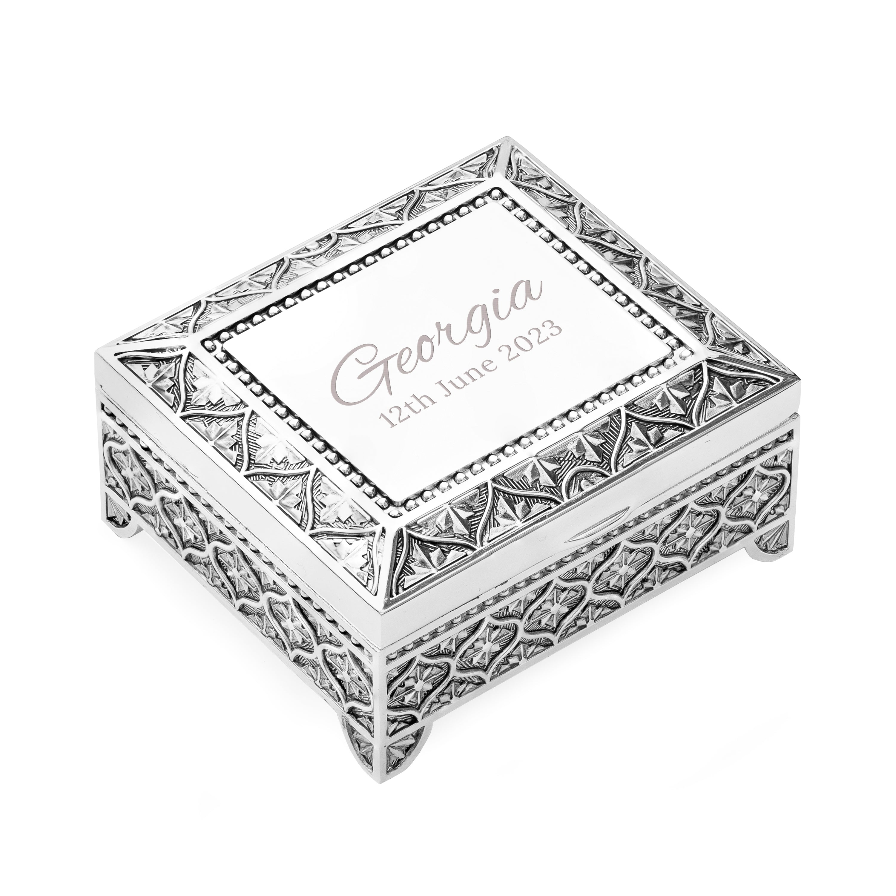 Personalised Miniature Mosaic Trinket Box