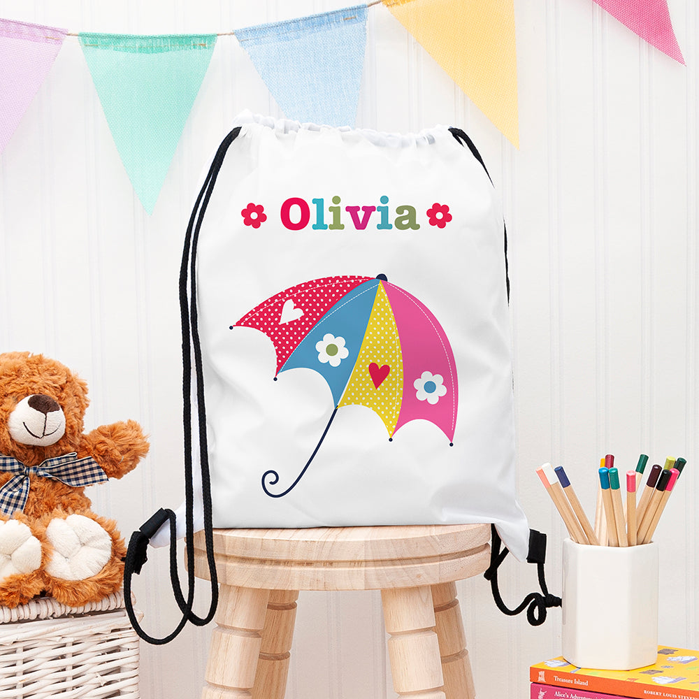 Personalised Girl's Waterproof Swim Bag