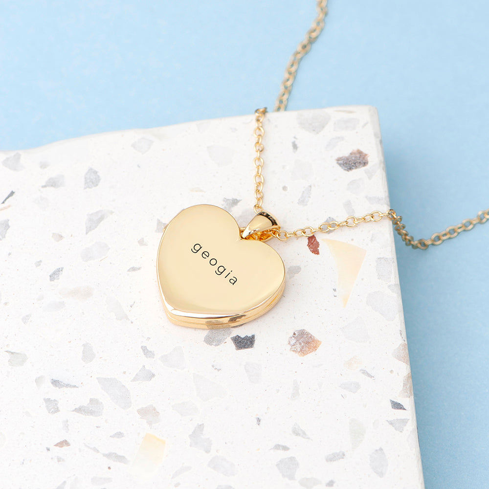 Personalised Heart Photo Locket
