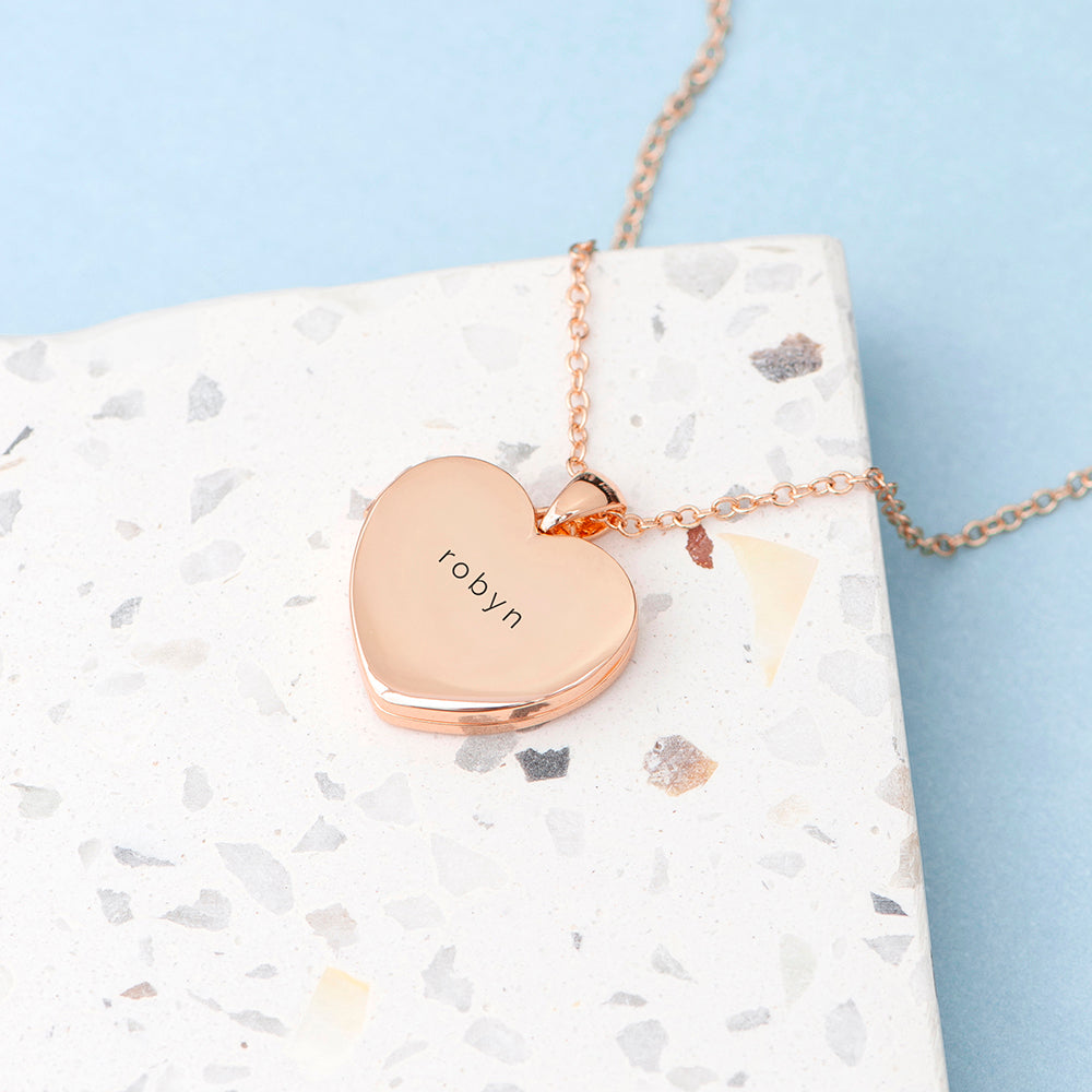 Personalised Heart Photo Locket