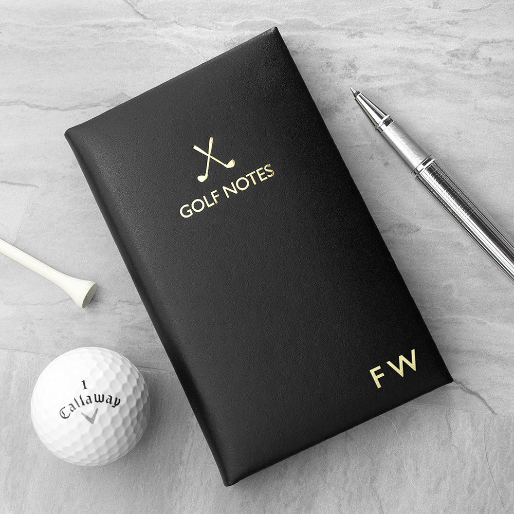 Personalised Luxury Leather Golf Notes