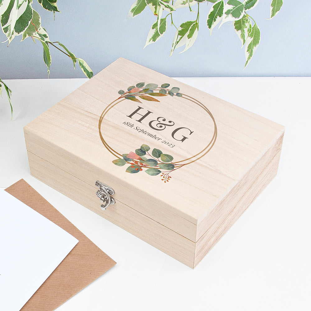 Personalised Wedding Date Memory Box