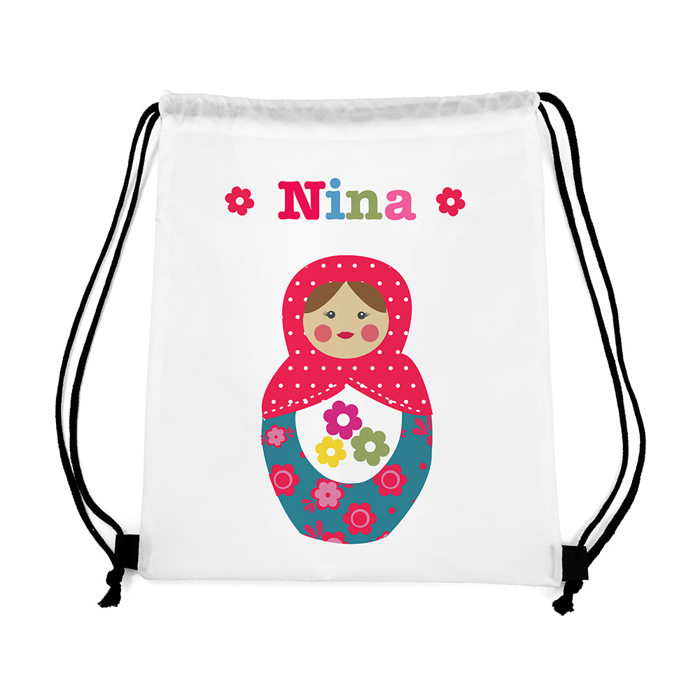 Personalised Girl's Waterproof Swim Bag