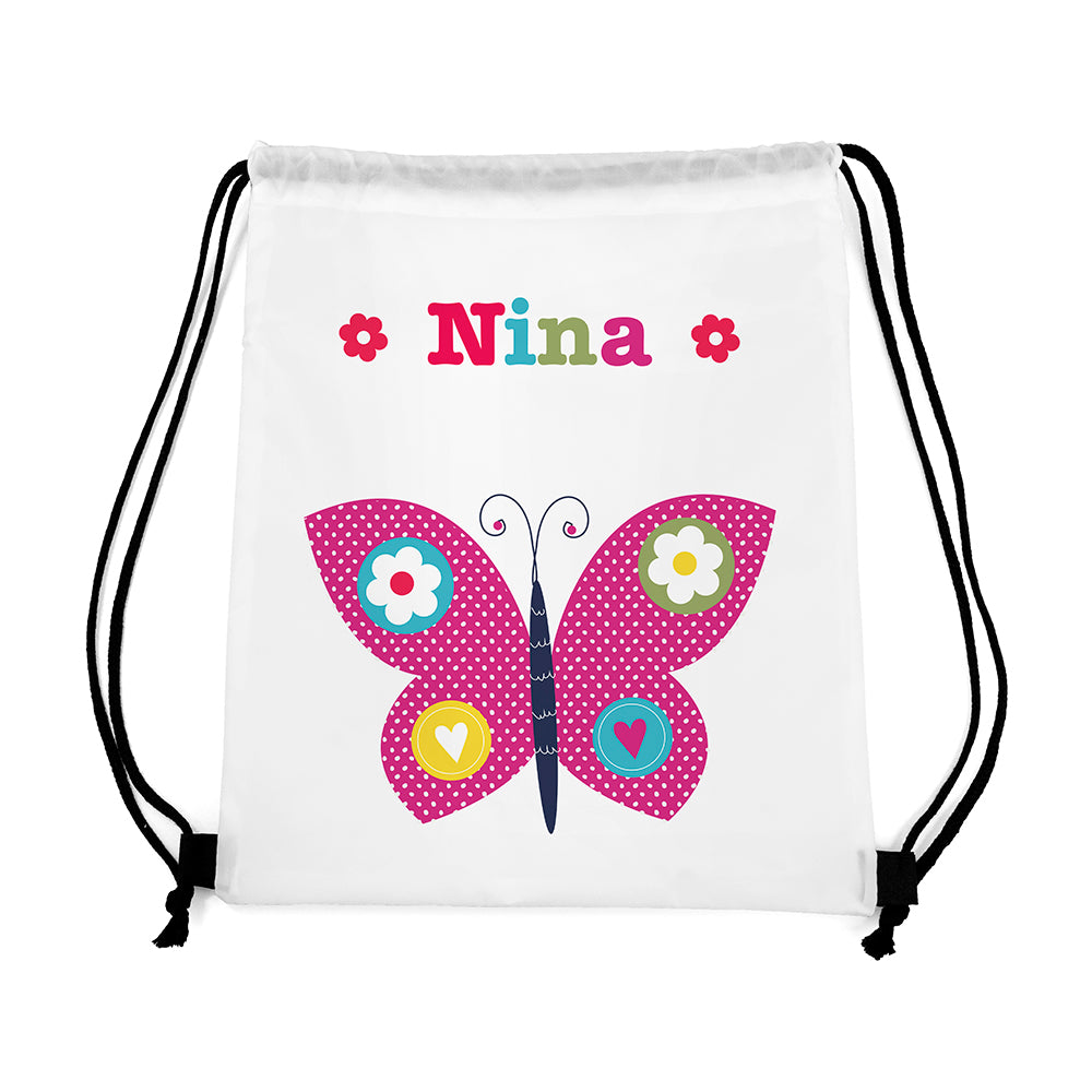 Personalised Girl's Waterproof Swim Bag